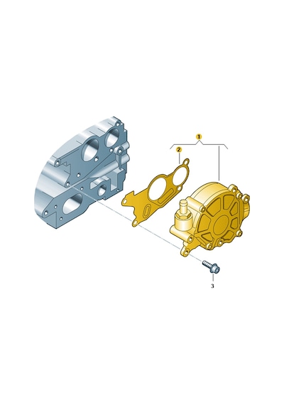 Vw Golf 6 2009-2012 1.6tdi Cay Motor Vakum Pompası 03l145100c