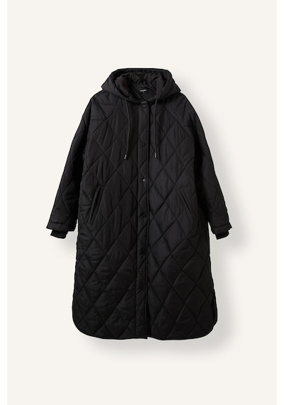 Defacto Regular Fit Kapüşonlu Kapitone Parka H4137ax26aubk81 Siyah-bk81