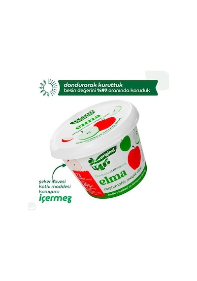Original Elma Atıştırmalık Meyve Cipsi 20gr 20 G