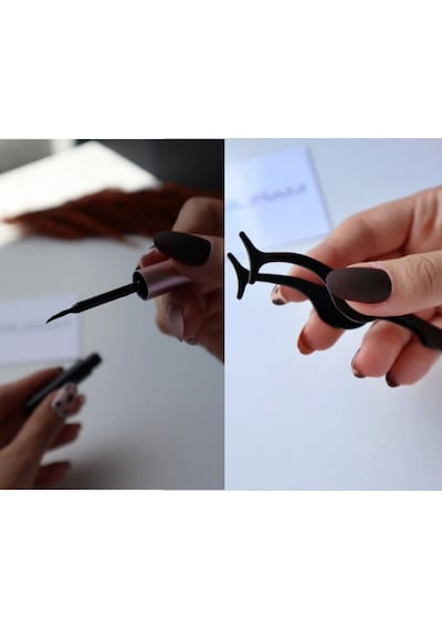 3d Manyetik 10 Adet Takma Kirpik Seti 5 Çift + Kirpik Cımbızı Hediye