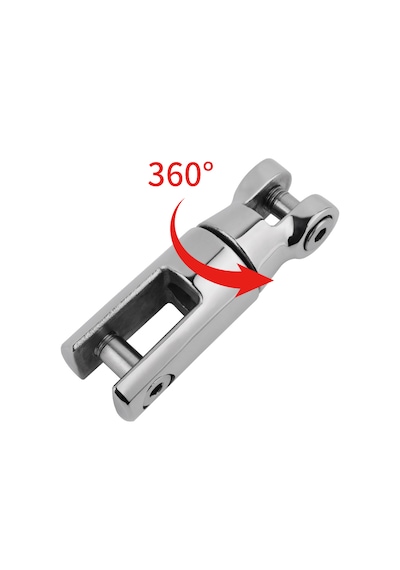 Hokkaido Strike Tekne Çapa Fırdöndü 6 Mm-8 Mm 316 Krom Nikel,paslanmaz,Çapa fırdöndüsü