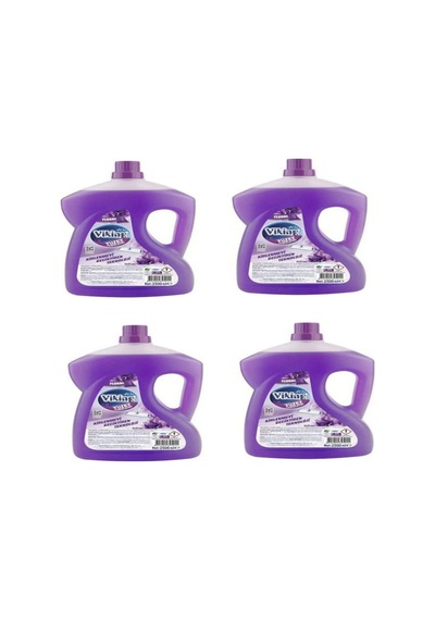 Yüzey Temizleyici Floral 2500 Ml 2,5 Lt X 4 Adet 1000 Ml Diğer