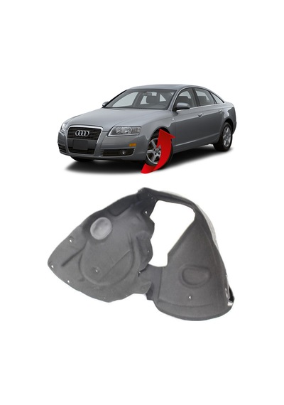 Audi A6 Sol Çamurluk Davlumbazı Kumaş 2005-2008 4F0821133H