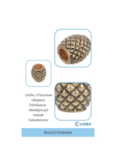 Saksı Çiçek Kaktüs Saksısı Lüx 15 cm Altın Eskitme Varak Boyalı Ananas Desen Saksı Çiçeklik