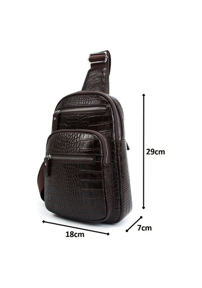 Kroko Postacı Çanta Body Bag Hakiki Deri Kangaroo Kıngdom 8156-Ck