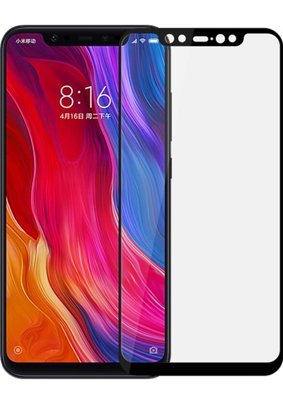 Xiaomi Mi 8 - Lite 6D Ekranı Tam Kapatan Esnek Nano Kırılmaz Cam