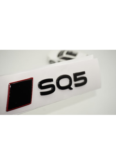 Dk Tuning Sq5 2025+ Bagaj Siyah Yazı Logo Arma Audi İle Uyumlu Bagaj Arma