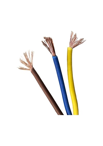 20 Metre 3x1,5 Mm Cca Ttr Tekli Beyaz Renk Topraklı Kauçuk Seyyar Elektrik Kablosu 1