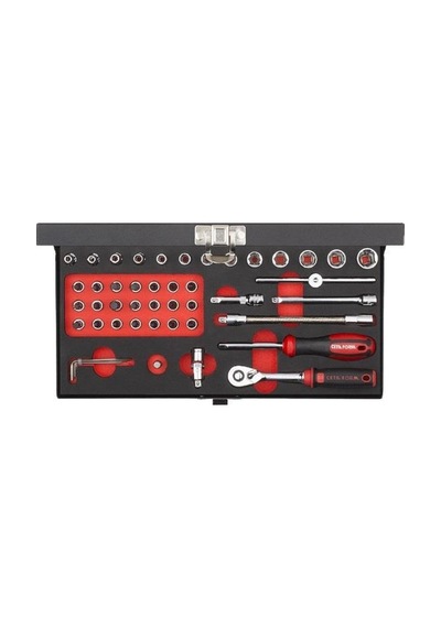 Ceta Form C00-46ph2 46 Parça 1/4” 6 Köşe Lokma Takımı (metal Kutu