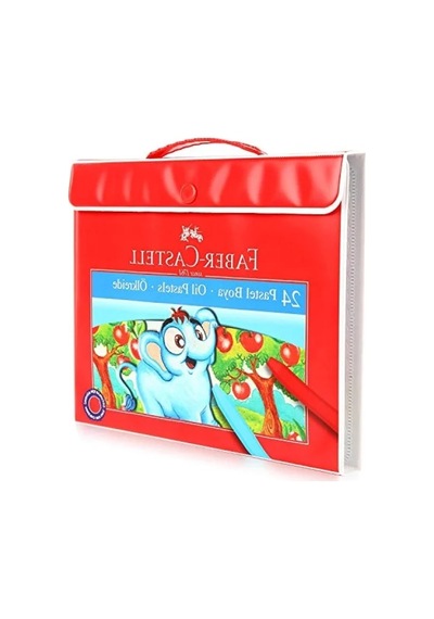 Taşınabilir Pastel Boya Seti, 24 Canlı Renk 0