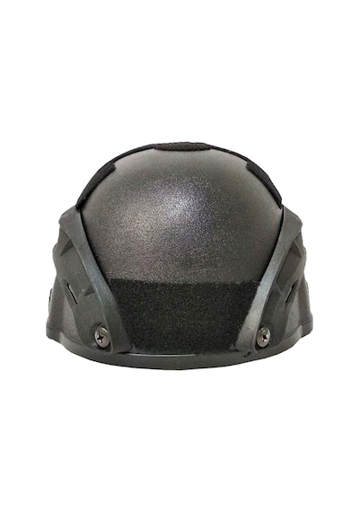 Tactical Airsoft Kask Kompozit Başlık Koruyucu Miğfer Siyah-3823 Siyah
