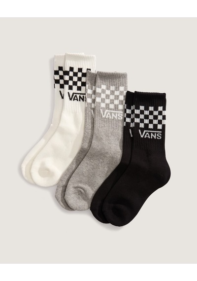 Vans Classic Check Crew Çorap - 3 Çift Karışık