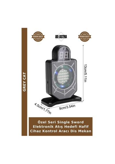Özel Seri Single Sword Elektronik Atış Hedefi Hafif Cihaz Kontrol Aracı Dis Mekan