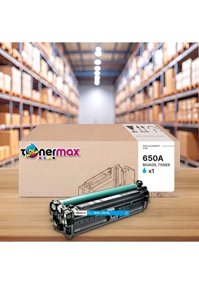 Hp 650a Ce271a Mavi Uyumlu Toner - Çipli / Color Laserjet Enterprise Cp5525 / M750