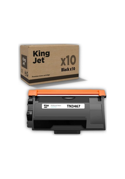 Kingjet Brother Uyumlu Tn-3467 Yüksek Kapasiteli 10'lu Paket Uyumlu  Toner Hl-l6300dwt