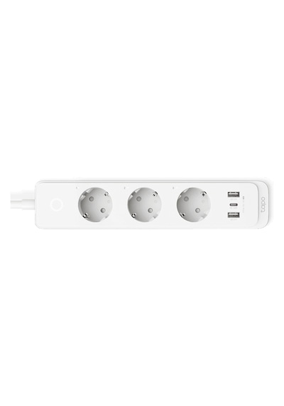 Tp-lınk Tapo P300, 1.5m, 18 W Hızlı Şarj, Uzaktan Kontrol, Homekit Desteği, 3'lü Akıllı Wi-fi Priz