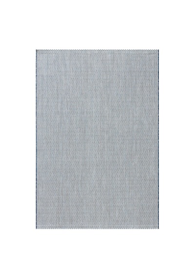 Koza Halı Fresco Ekru Lacivet İskandinav Jüt Yıkanabilir Halı Kilim Balkon Teras Salon Koridor Halısı 20521b, 50 X 80 Açık Indigo