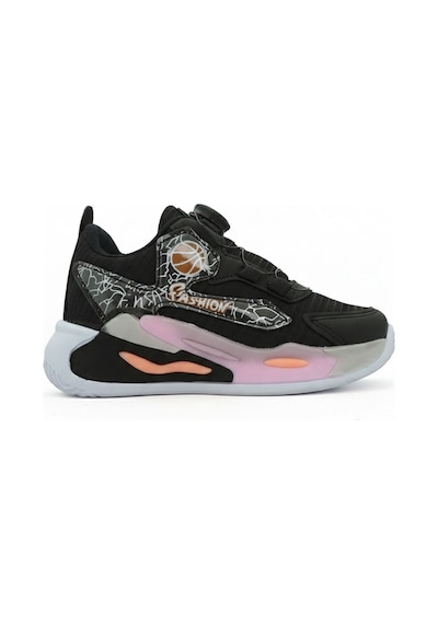 Letao Erkek Çocuk Siyah Füme Makara Döner Mekanizmalı Sneaker Spor Ayakkabı Siyah - Pembe Letao Erkek Çocuk Siyah Füme Makara Döner Mekanizmalı Sneaker Spor Ayakkabı Siyah - Pembe