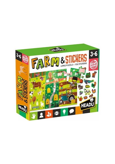 Headu Puzzle  Stickers The Farm Mu24926