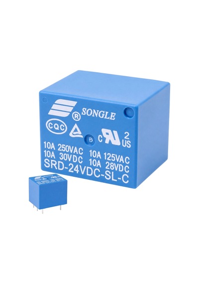 Songle Srd-24vdc-sl-c 24v 10a Tek Kontak Güç Rölesi Pcb Tipi