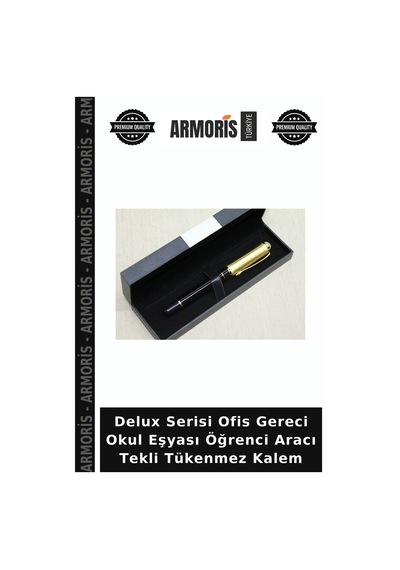 Delux Serisi Ofis Gereci Okul Eşyası Öğrenci Aracı Tekli Tükenmez Kalem Çok Renkli
