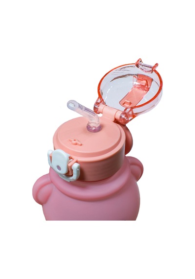 Ayıcık Su Matarası, Su Şişesi Suluk, Sticker Hediyeli, 800ml Bpa Içermez Okul Su Şişesi Yeşil Plasti Diğer