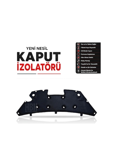 Ford Tourneo Courier Kaput Altı İzolatörü 2014 - 2023 Arası .