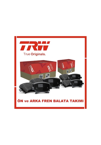 Vw Golf 7 2013-2019 Trw Ön ve Arka Fren Balatası