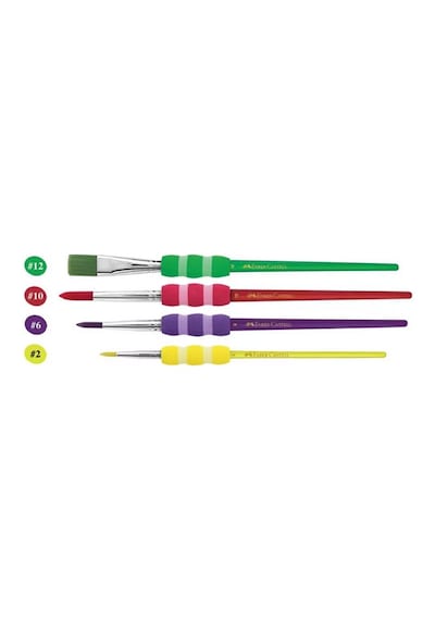 Faber-Castell Soft Touch Fırça 4 Çeşit Uç