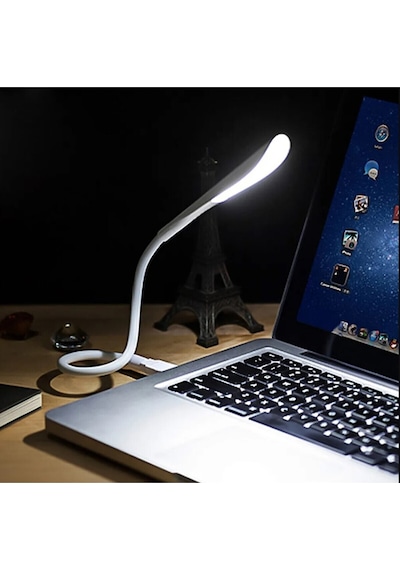 Dokunmatik Usb Led Çalışma Kitap Okuma Işığı Pc Laptop Gece Lambası 3 Seviye Işık Beyaz Çok Renkli
