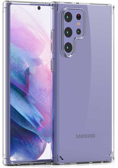 Zore Galaxy Uyumlu S22 Ultra Kılıf Msra Coss Kapak - Renksiz Renksiz