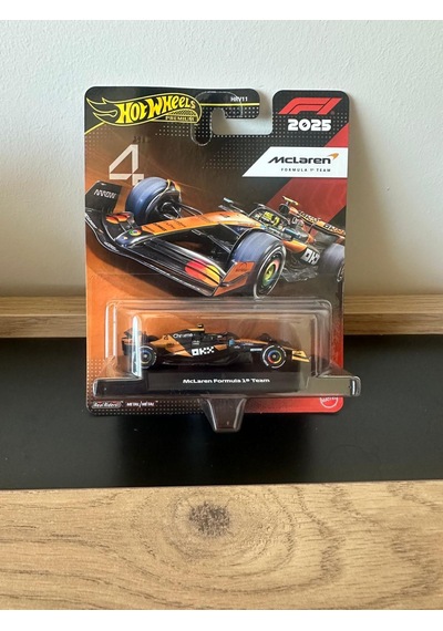 Hot Wheels Mclaren Formula 1 Team 4 Numara Çok Renkli