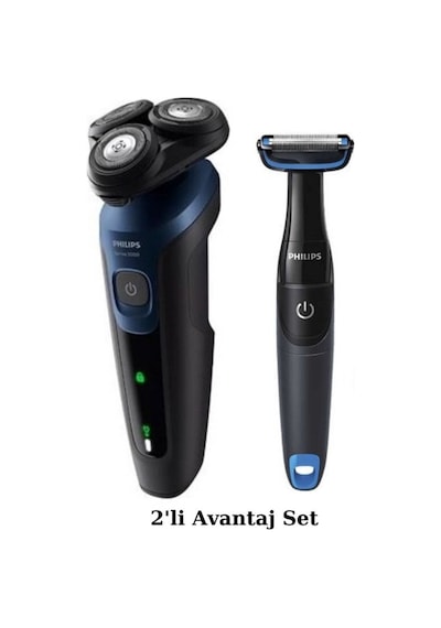 Philips S5445 Islak - Kuru Sinek Kaydı Tıraş Makinesi - BG1024 Banyo Vücut Bakım Tıraş Makinesi Seti