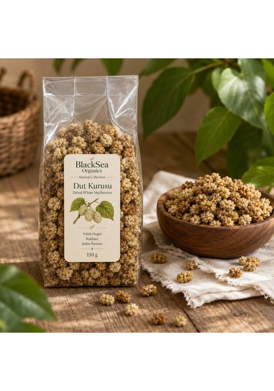 Doğal Katkısız Şeker İlavesiz Dut Kurusu 150g Yeni Mahsül Kurutulmuş Dut 150 G