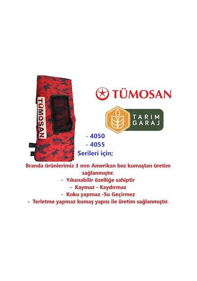 Tümosan 4000 Klasik Seri Traktör Kılıfı Branda - Sadece Kaporta Kılıfı
