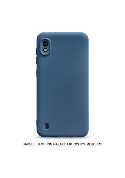 Samsung Galaxy A10 Uyumlu Kamera Korumalı Darbeye Dayanıklı Renk Atmayan Fab Silikon Kılıf Lacivert