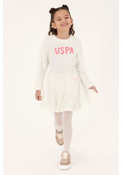 U.s. Polo Assn. Kız Çocuk Etek Örme 50317958-vr256 İnci