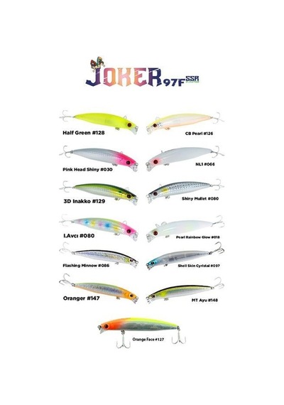 Fujin Joker 97mm 12.6gr Ssr Floating Maket Balık-693