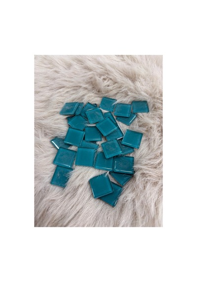 Sanatsal Kristal Mozaik Ks-22 23x23mm Koyu Turkuaz 250gr