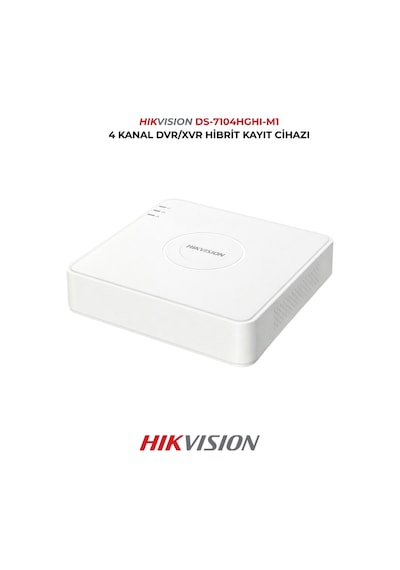 4 Kanal Dvr Ds-7104hghı-m1 H.265+ Güvenlik Kayıt Cihazı