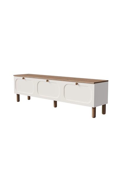 1280 Monza 180 Cm Membran Mdf Kapaklı Bohem Tv Ünitesi Sepet-be