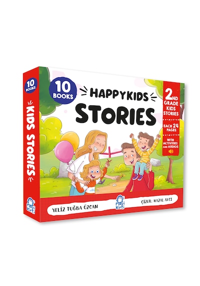 Happy Kids Stories 2 - 10 Kitap 2. Sınıf İngilizce Hikaye Seti