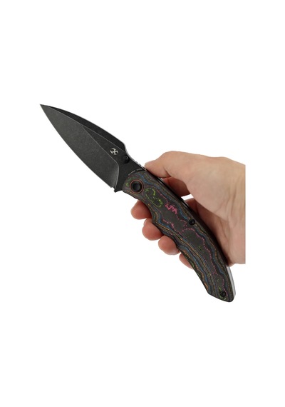 Kansept Falk 80'ler Kamuflaj Karbon Fiber Sap Elmax Çelik Çakı K1142a2 Kum