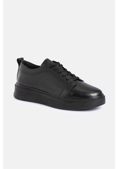 Süvari Siyah Sneakers Ayakkabı-33718 Siyah
