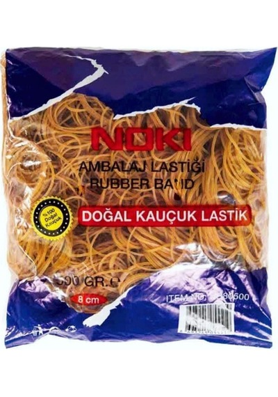 Para Ambalaj Lastiği Doğal Kauçuk 8 Cm 500 Gr. Rb/80500