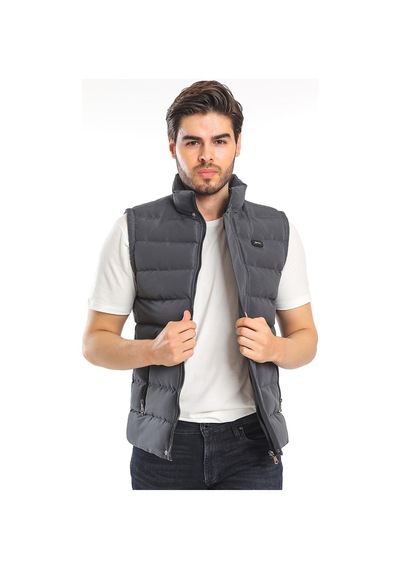 Slazenger ZULA IN Erkek  Gri Yelek