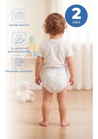 Babyjem Alıştırma Külodu 2li Set 3 Yaş Beyaz