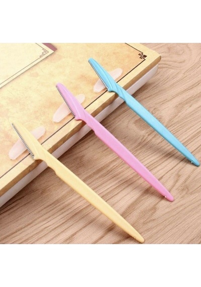 3lü Set Profesyonel Kaş Usturası Yüz Jilet Ve Kaş Şekillendirici Düzeltici 0 11128059