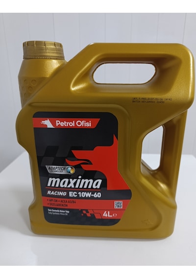 Petrol Ofisi Maxima Racing 10w-60 Motor Yağı 4 L