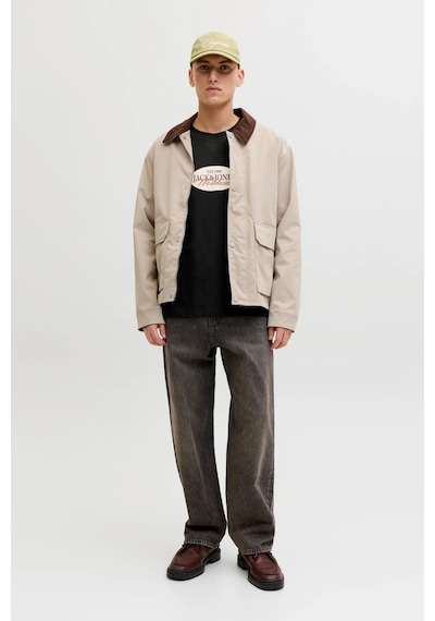 Jack & Jones Jorcatskılls Front Baskılı Erkek Tişört Bisiklet Yaka Kısa Kollu Siyah Jack & Jones Jorcatskılls Front Baskılı Erkek Tişört Bisiklet Yaka Kısa Kollu Siyah
